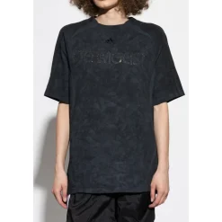 T-Shirts^Adidas Originals T-shirt med skinnende applikationer Sort