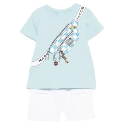 Bodystocking & Sæt<Marc Jacobs T-shirt og shorts sæt Blå