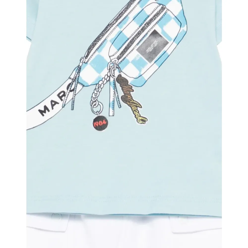 Bodystocking & Sæt<Marc Jacobs T-shirt og shorts sæt Blå