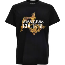 T-Shirts<Versace Jeans Couture T-shirts og Polos Sort