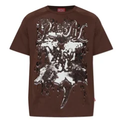 T-Shirts^Diesel T-TADDY T-Shirt Brun
