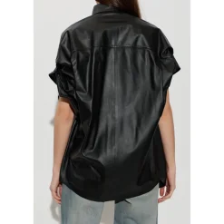 Bluser & Skjorter^Balenciaga Tucked Sleeves Shirt Sort