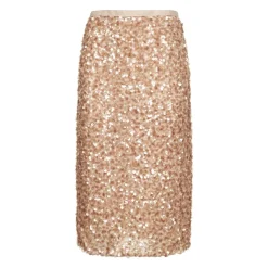 Nederdele<Weekend Max Mara Tulle and Sequin Skirt Beige
