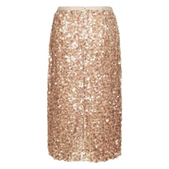 Nederdele<Weekend Max Mara Tulle and Sequin Skirt Beige
