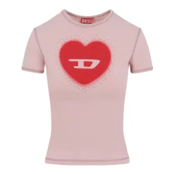 T-Shirts<Diesel T-uncuties Long S5 T-shirt Pink