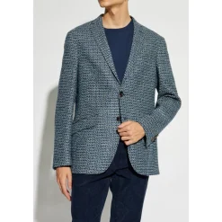 Jakker<Etro Tweed Jakke Blå
