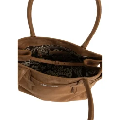 Indkøbstasker<Dsquared2 Twin Shopper Taske Brun