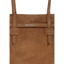 Indkøbstasker<Dsquared2 Twin Shopper Taske Brun