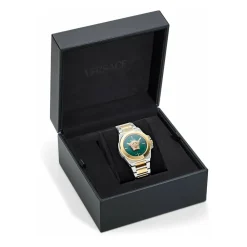 Ure^Versace Two-tone Link Bracelet Watch Grøn