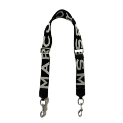 Tilbehør Til Tasker^Marc Jacobs Tynd Logo Webbing Rem Sort