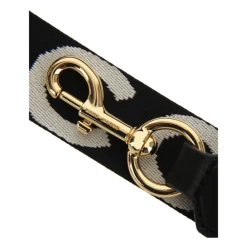 Tilbehør Til Tasker^Marc Jacobs Tynd Logo Webbing Rem Sort