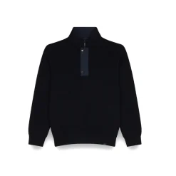 Strik<Paul & Shark Typhoon® Half Zip Sweater Blå