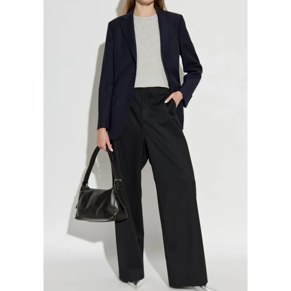 Jakker<Officine Générale Uld blazer Charlene Blå