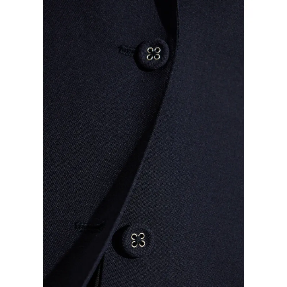 Jakker<Officine Générale Uld blazer Charlene Blå