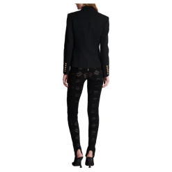 Jakker^Balmain Uld Dobbeltradet Jakke Sort