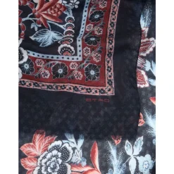 Halstørklæder Og Tørklæder<Etro Uld og Cashmere Jacquard Tørklæde Multifarvet