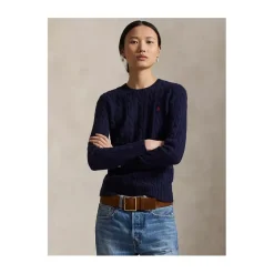 Striktrøjer & Sweatere<Polo Ralph Lauren Uld- og Cashmere Sweater Blå