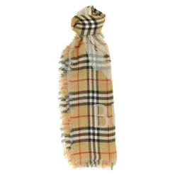 Tørklæder^Burberry Uld- og silketørklæde Beige