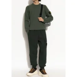 Strik^Stone Island Uld sweater Grøn