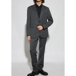Jakkesæt<Giorgio Armani Uldjakkesæt Grå