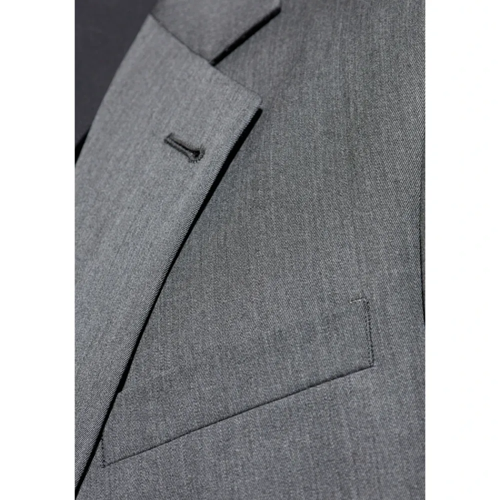 Jakkesæt<Giorgio Armani Uldjakkesæt Grå