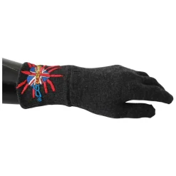 Handsker^Dolce & Gabbana Uldne håndledsvanter Grå