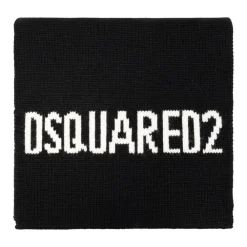 Halstørklæder Og Tørklæder<Dsquared2 Uldtørklæde Sort