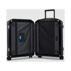 Kufferter^Piquadro Ultra Slim Cabin Trolley Kuffert Sort