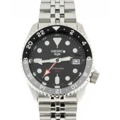 Ure^Seiko Unisex - SSK001K1 - Herreur 5 Automatisk 3 Hænder Sort