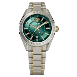 Ure<Versace Ur med GMT-funktion Grøn