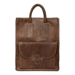 Indkøbstasker^RE:DESIGNED Urban Læder Shopper Taske Woodsmoke Brun