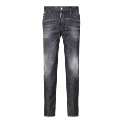 Jeans^Dsquared2 Urban Skater Jeans med ødelagte detaljer Sort