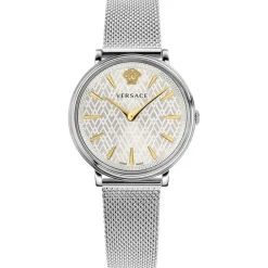 Ure<Versace V Circle Watch Grå