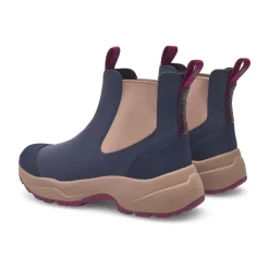 Chelsea Boots^Woden Vandtæt Slip-On Støvle Mørke/Beige Blå