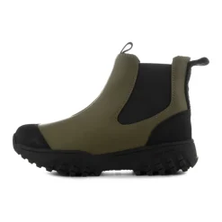 Chelsea Boots<Woden Vandtætte Chelsea Støvler med Fiskelæderdetaljer Grøn