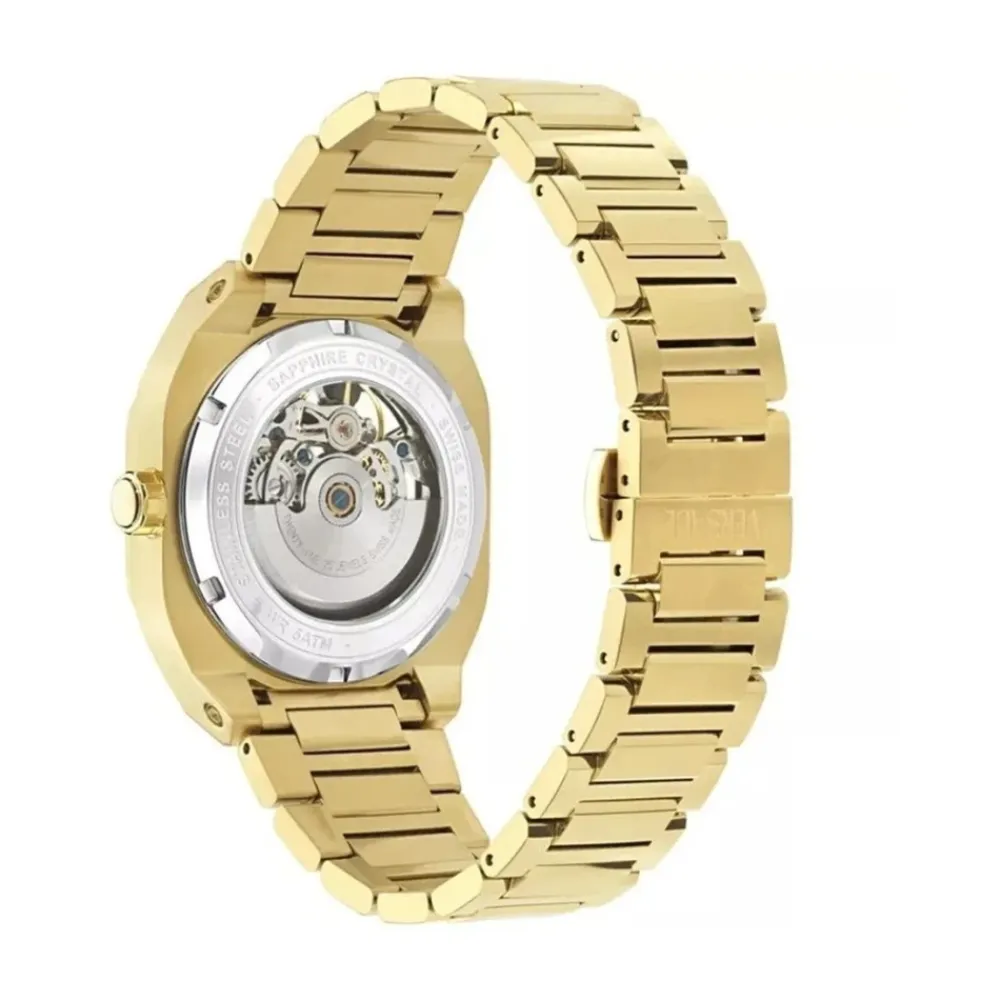 Ure<Versace V-Contempo Automatisk Ur Gul