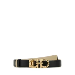 Bælter^Ferragamo Vendbar Læderbælte Sort