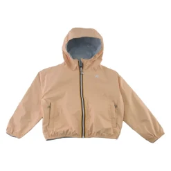Overtøj<K-Way Vendbar Vandtæt Kort Letvægtsjakke Beige