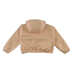 Overtøj<K-Way Vendbar Vandtæt Kort Letvægtsjakke Beige