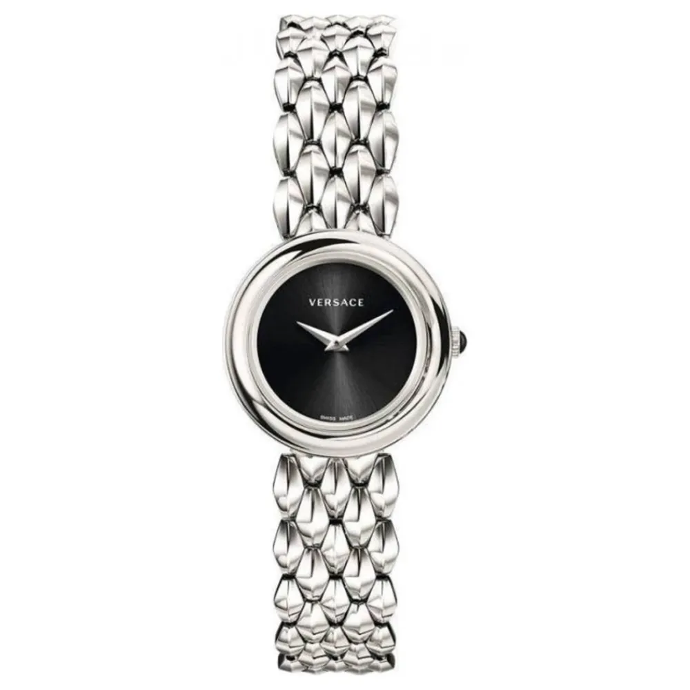 Ure<Versace V-Flare Rustfrit Stål Armbåndsur Grå