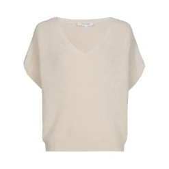 Striktrøjer & Sweatere<Marie Méro Vid V-hals Sweater Beige