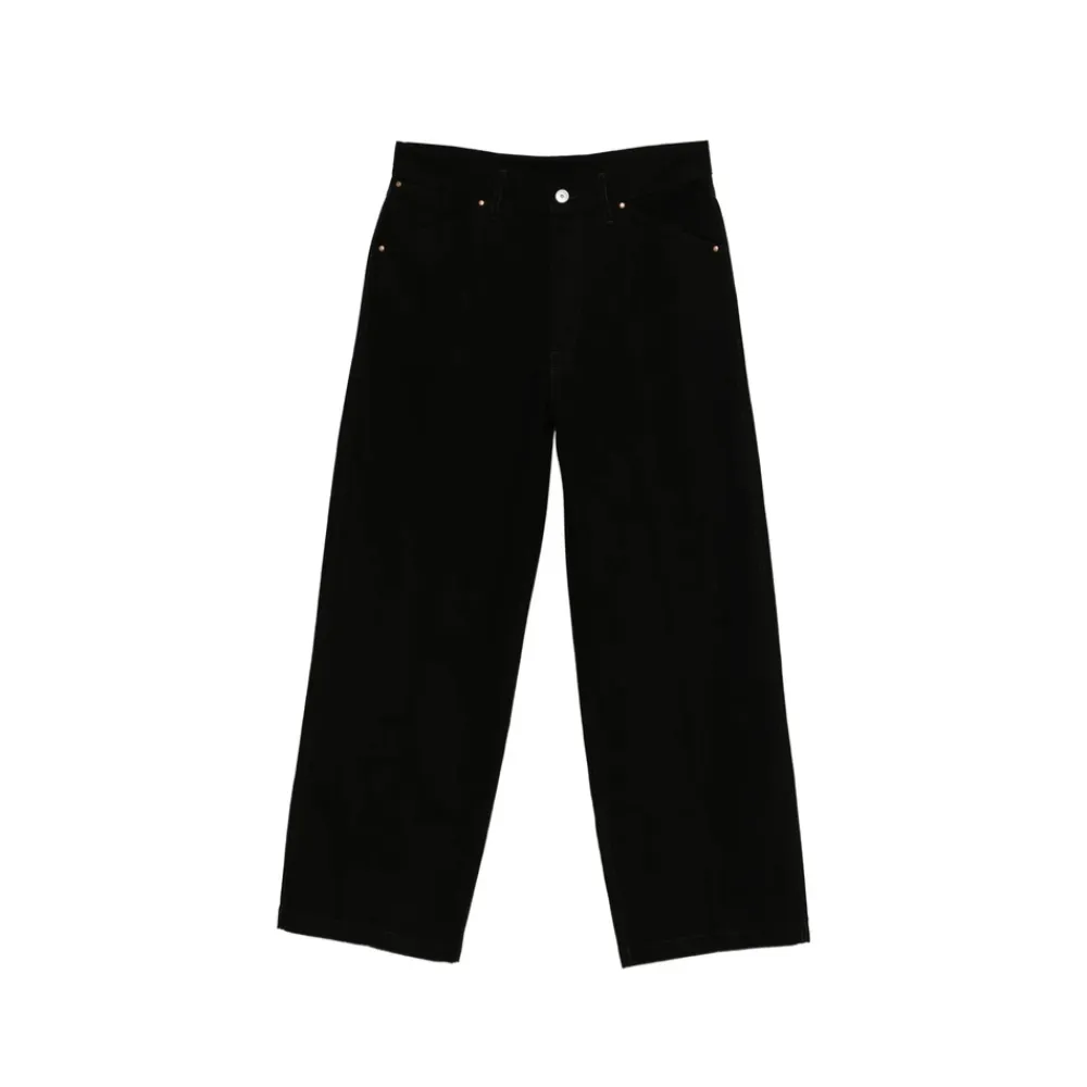 Jeans<Lemaire Vide Bukser i Denim Sort