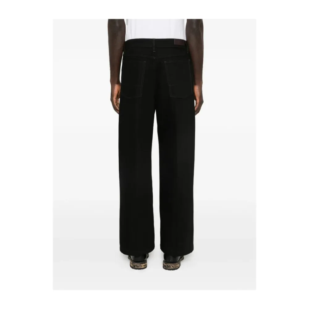 Jeans<Lemaire Vide Bukser i Denim Sort