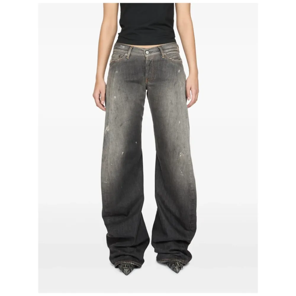 Jeans^Acne Studios Vintage Loose Fit Jeans Sort
