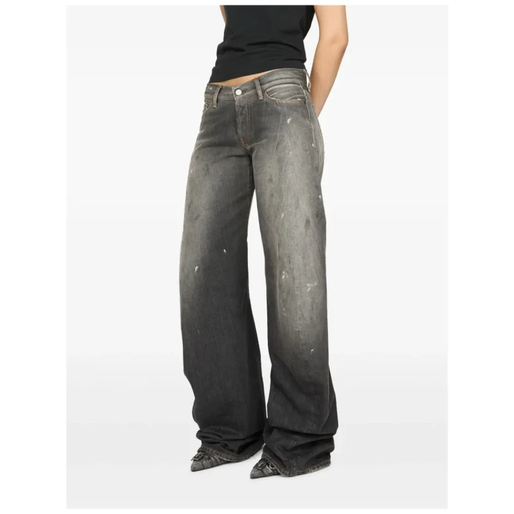 Jeans^Acne Studios Vintage Loose Fit Jeans Sort