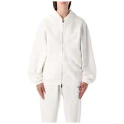 Striktrøjer & Sweatere<Fear Of God Vintage Zip-Up Hoodie Hvid