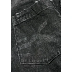 Jakker<Balenciaga Vintage-Effect Denimjakke Sort