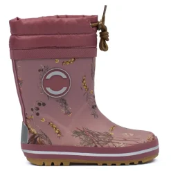 Gummistøvler<Mikk-Line Vintergummistøvler AOP - Rose Brown Pink