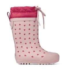 Gummistøvler<Angulus Vintergummistøvler med uldforing Pink
