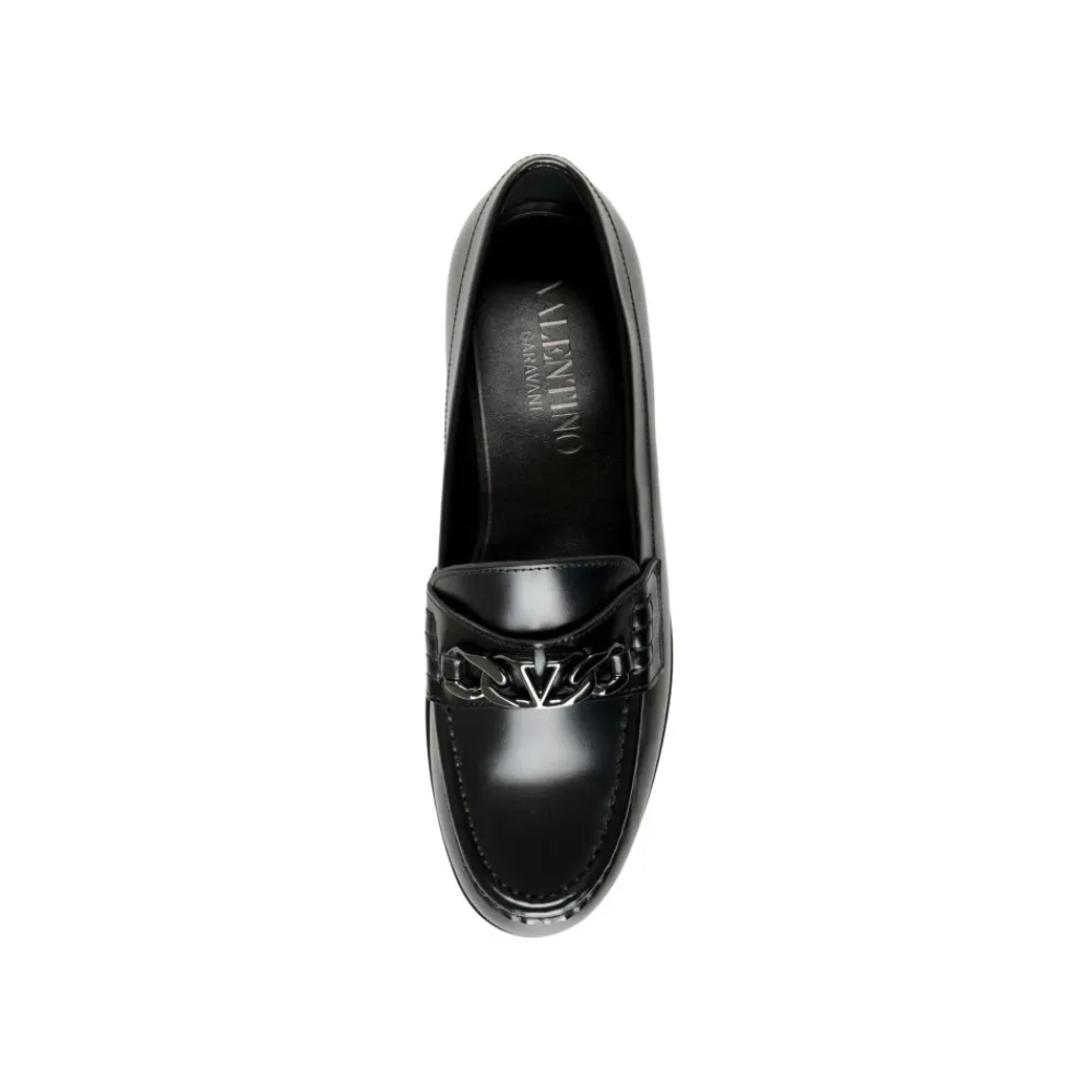 Loafers^Valentino Garavani VLogo Loafer Sort